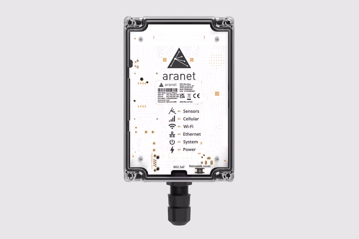 Базова станція Aranet PRO Plus для моніторингу довкілля