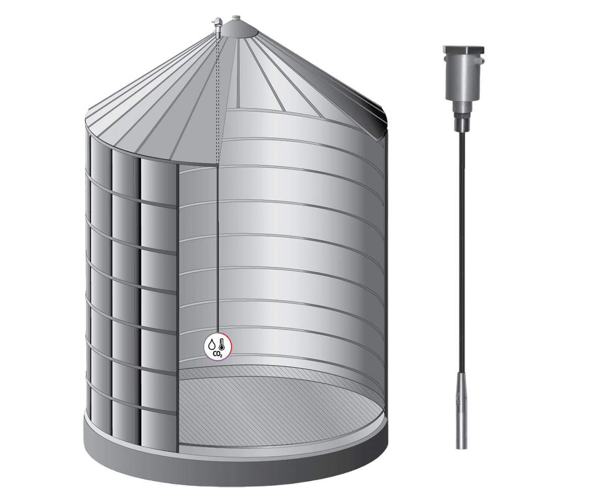 Кабель-детектор CO₂ iGRAIN