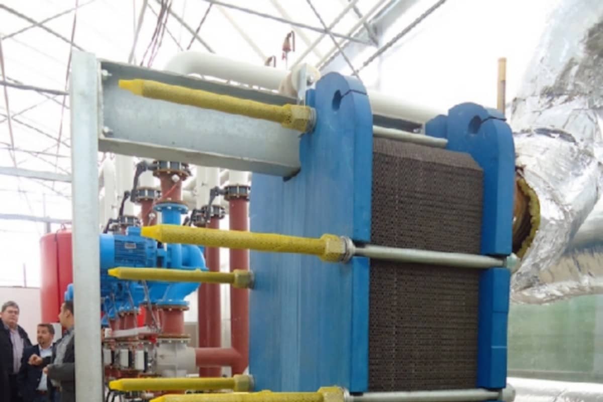 Геотермальная установка для отопления промышленной теплицы