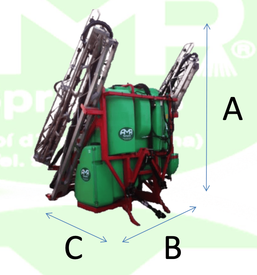 Навесной штанговый опрыскиватель AMP Pulmatic