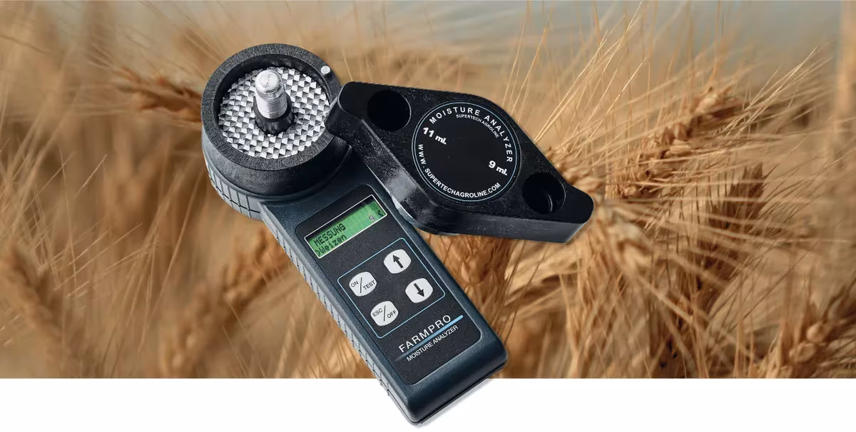 Компактный влагомер Agrolog Farmpro со встроенным измельчителем
